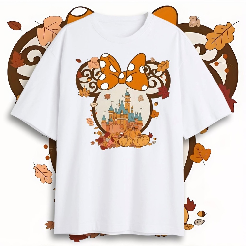 Minnie Mouse Fall themed T-shirt